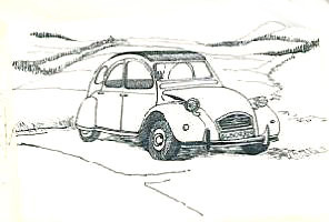 Citroën 2CV.  Copyright George Ohanian.  All rights reserved.