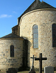 Ancient Church at Logonna-Daoulas.   Copyright 2009-2010 Cold Spring Press.  All reights reserved.