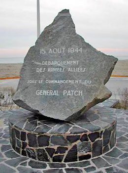 Monument to the landing August 15, 1944