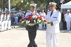 Ceremony in St-Tropez.  Photo Hubert Falco.  All rights reserved.