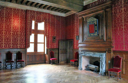 Azay-le-Rideau salon.  Courtesy château web site