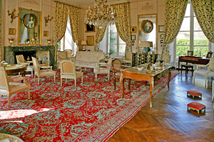The Grand Salon. Photo copyright Count and Countess de Vanssay.  All rights reserved.