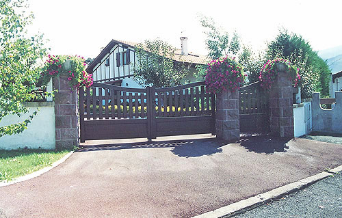 Typical Basque house and garden