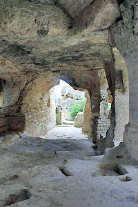 Two tombs below ground. Copyright 2012 Didier Lutrot.  All rights reserved.