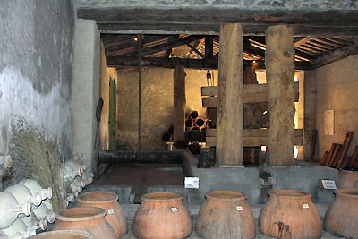 Vintage amphorae at Mas des Tourelles. Copyright 2012 Didier Lutrot.  All rights reserved.