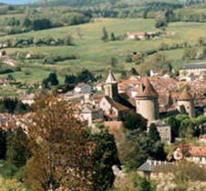 Bourganeuf and Towers, courtesy of www.bourganeuf.com