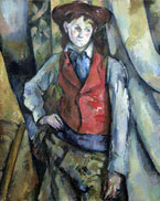 Cézanne Boy in Red Waistcoat courtesy the National Gallery of Art, Washington DC