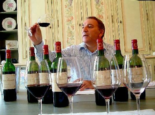 Patrick Maroteaux at vertical tasting