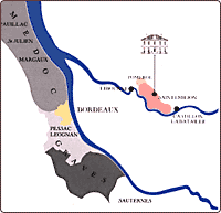 Map showing Chteau Dassault