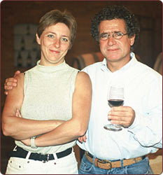 Laurence Brun and her father Laurent Dassault