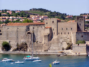 Collioure Château Royal.  Wikipedia