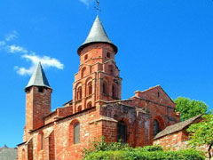 Church in Collonges La Rouge.  Wikipedia