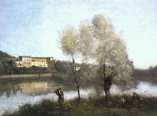 Etangs de Corot.  Painting by Jean-Baptiste-Camille COROT.  Wikipedia
