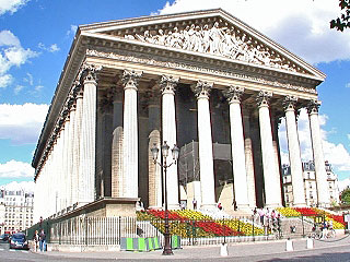 La Madeleine Church.  Photo credit: http://www.netprof.fr.