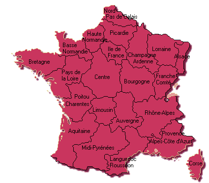 The Regions of France