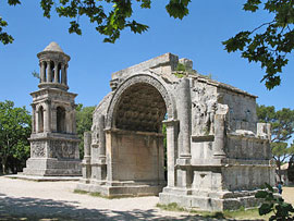 Roman Arch in Glanum.  Wikipedia
