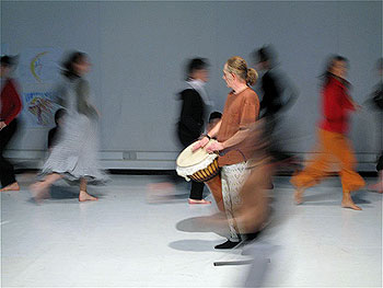 Jeff Berner photo of modern dance practice