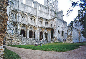 Ruins of the Benedictine Abbey at Jumiges - Photo  2009 Cold Spring Press.  All rights reserved.