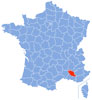 Map of the Vaucluse.  Wikipedia