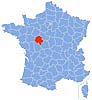 Map Indre-et-Loire