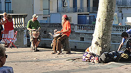 Musicians at the demonstration.  Copyright Marlane O'Neill 2012.  All rights reserved.