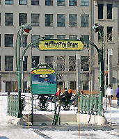 Montreal's Victoria Square Station (1967)  Photo  Wikipedia  Denis Jacquerye