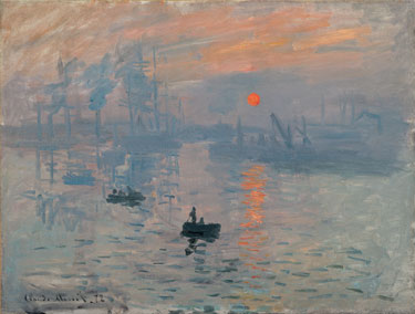 Monet's Impression, Soleil Levant.  Wikipedia