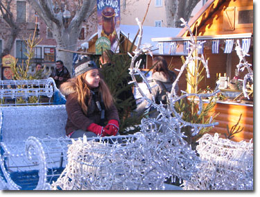 Seasonal sparkle in Narbonne. Copyright 2011 Marlane O'Neill.  All Rights Reserved.