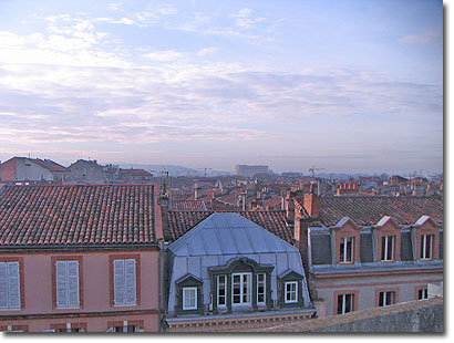View of Toulouse from apartment.  Copyright 2011 by Marlane O'Neill.  All Rights Reserved.
