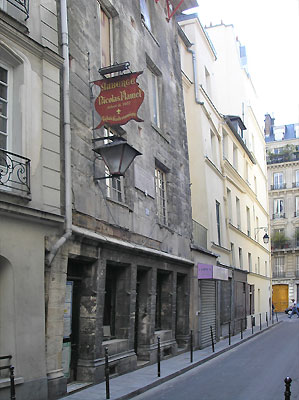 Home built by Nicolas Flamel.  Photo credit: Wikimedia