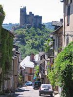 Chteau Najac from village