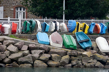 Dahouët Colorful Boats.   Coyright Cold Spring Press.  All rights reserved.