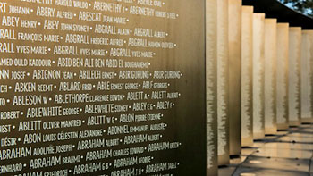 Ring of Remembrance.  Photo courtesy of France24.