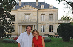 Ronald and Margaret Rens at Château Coulon Laurensac
