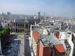 View from the Centre Pompidou.  Copyright Rosemary Bell.  All rights reserved.