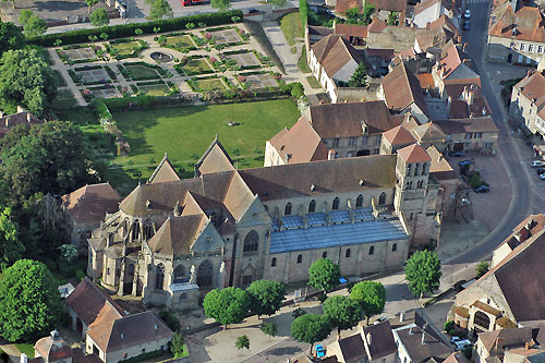 Priory of Saint Peter and Saint Paul and gardens, Souvigny.  Wikipedia