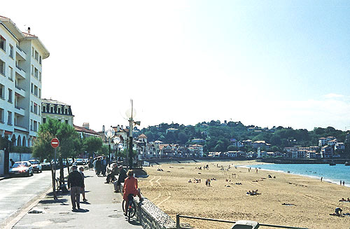 The beach at St Jean de Luz