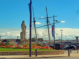 Saint Malo Marina and Châteaubriand.  Copyright Cold Spring Press.  All rights reserved.