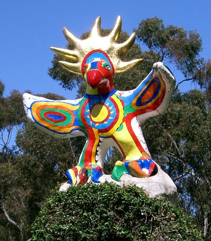 Niki Saint Phalle's Sun God.  Wikipedia