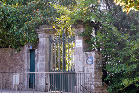Grand entrance to Maison de la Garenne.  Copyright Cold Spring Press.  All rights reserved.