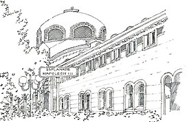 Vichy, Esplanade Napoleon III.  Copyrighted by G. Ohanian/Cold Spring Press.  All rights reserved.