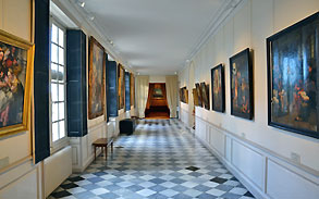 The château art gallery.  Courtesy www.chateauvillandry.fr