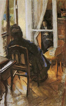 A la fentre, Edouard Vuillard.  Wikimedia